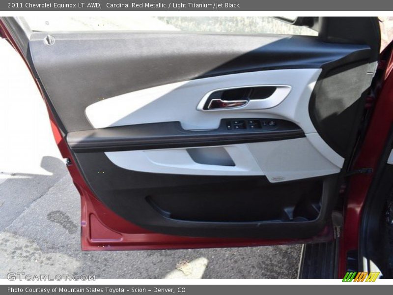 Cardinal Red Metallic / Light Titanium/Jet Black 2011 Chevrolet Equinox LT AWD