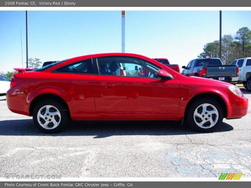Victory Red / Ebony 2008 Pontiac G5