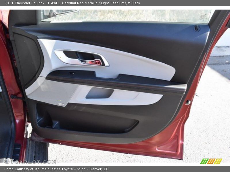 Cardinal Red Metallic / Light Titanium/Jet Black 2011 Chevrolet Equinox LT AWD