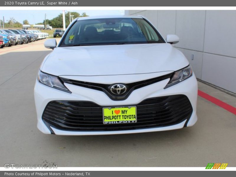 Super White / Ash 2020 Toyota Camry LE