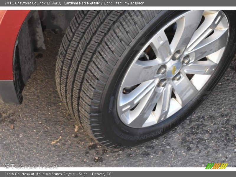 Cardinal Red Metallic / Light Titanium/Jet Black 2011 Chevrolet Equinox LT AWD