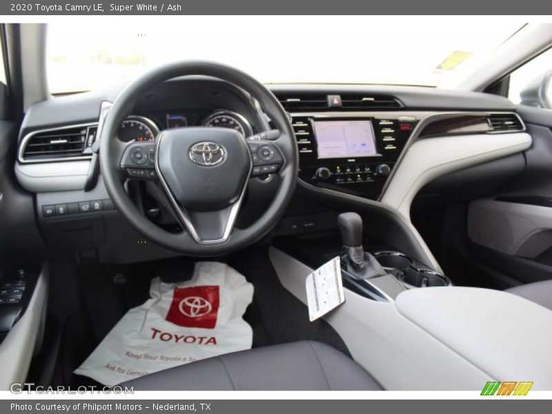 Super White / Ash 2020 Toyota Camry LE