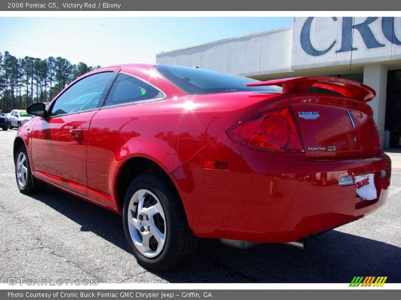 Victory Red / Ebony 2008 Pontiac G5