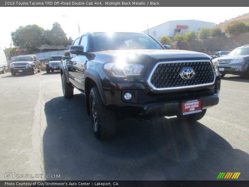 Midnight Black Metallic / Black 2019 Toyota Tacoma TRD Off-Road Double Cab 4x4