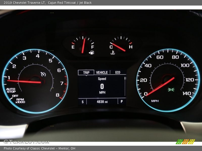 Cajun Red Tintcoat / Jet Black 2019 Chevrolet Traverse LT