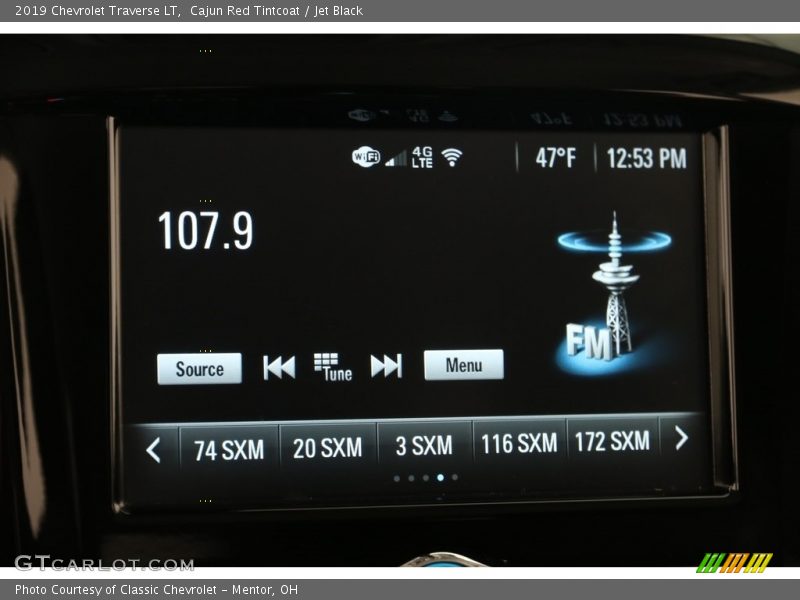 Cajun Red Tintcoat / Jet Black 2019 Chevrolet Traverse LT