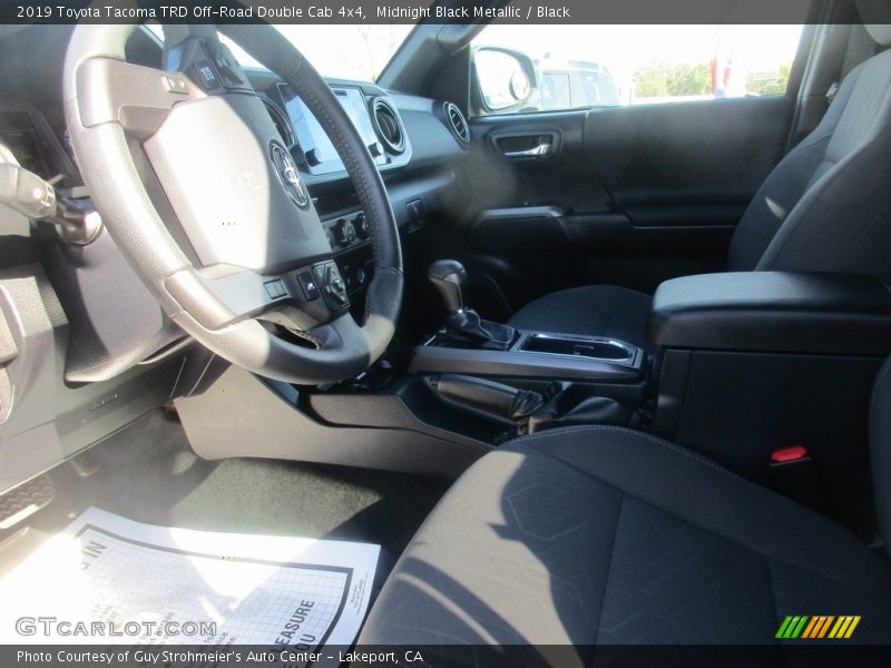 Midnight Black Metallic / Black 2019 Toyota Tacoma TRD Off-Road Double Cab 4x4