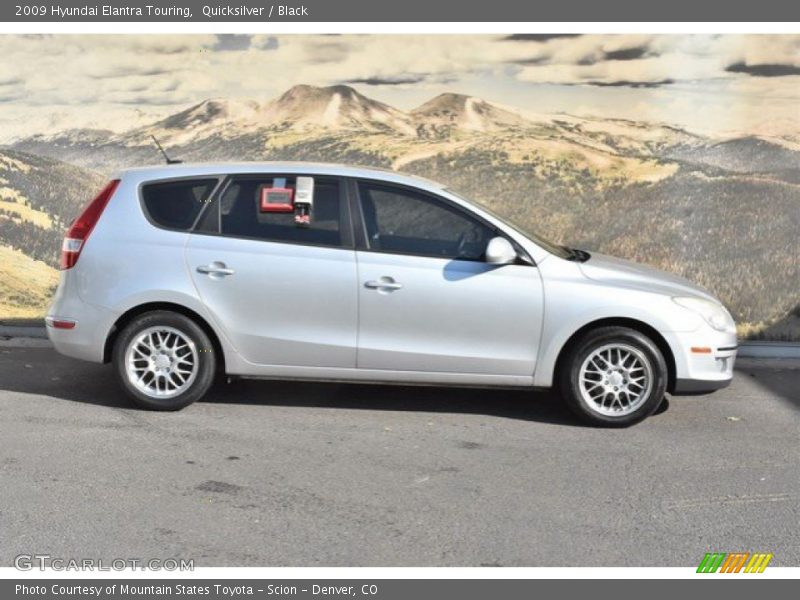 Quicksilver / Black 2009 Hyundai Elantra Touring