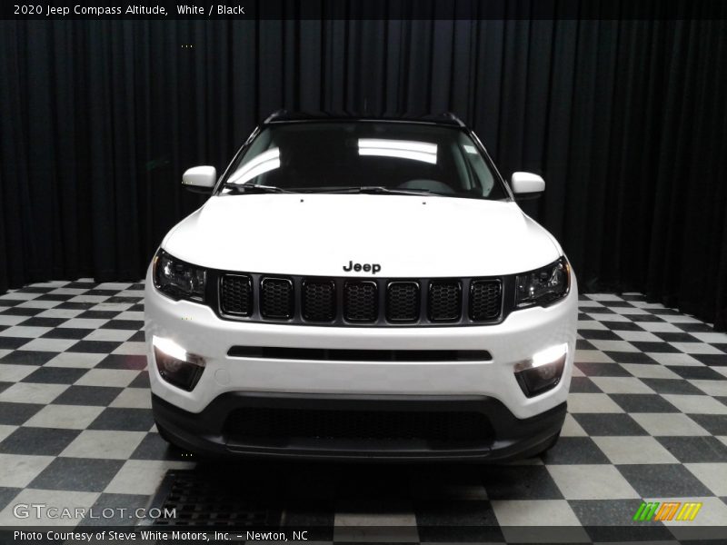 White / Black 2020 Jeep Compass Altitude