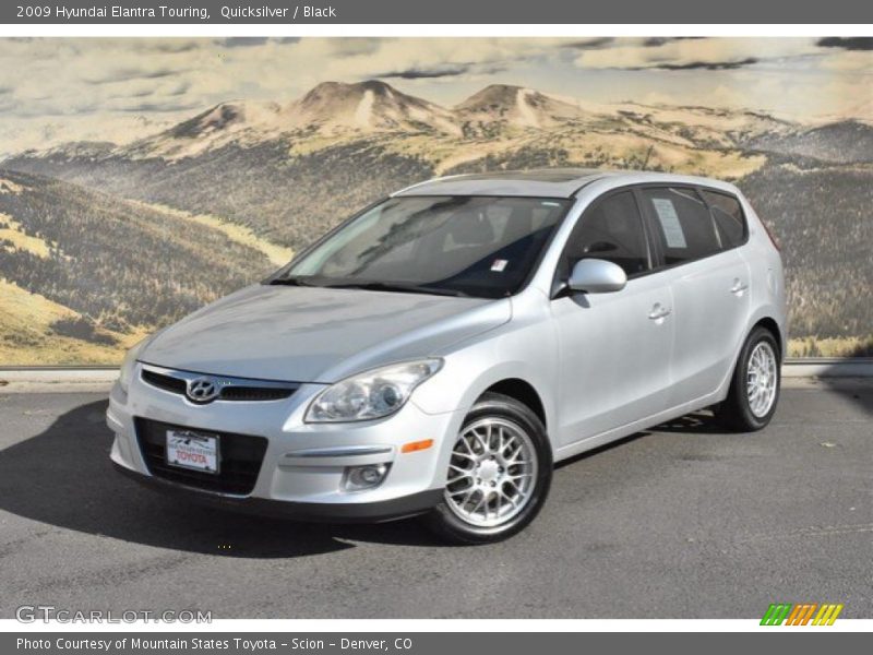 Quicksilver / Black 2009 Hyundai Elantra Touring