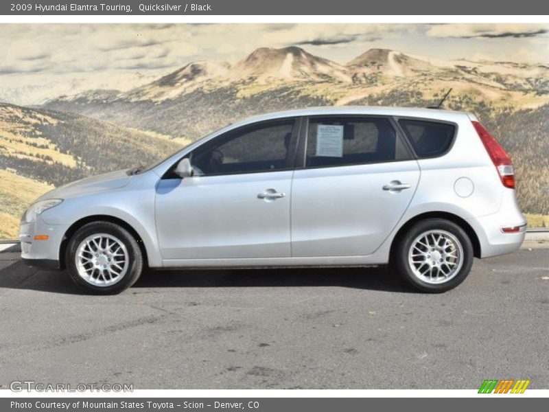 Quicksilver / Black 2009 Hyundai Elantra Touring