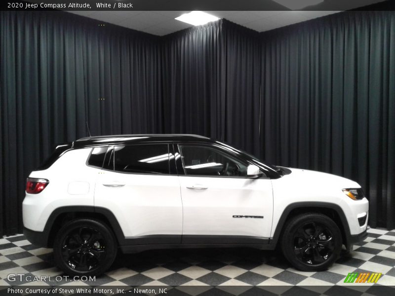 White / Black 2020 Jeep Compass Altitude