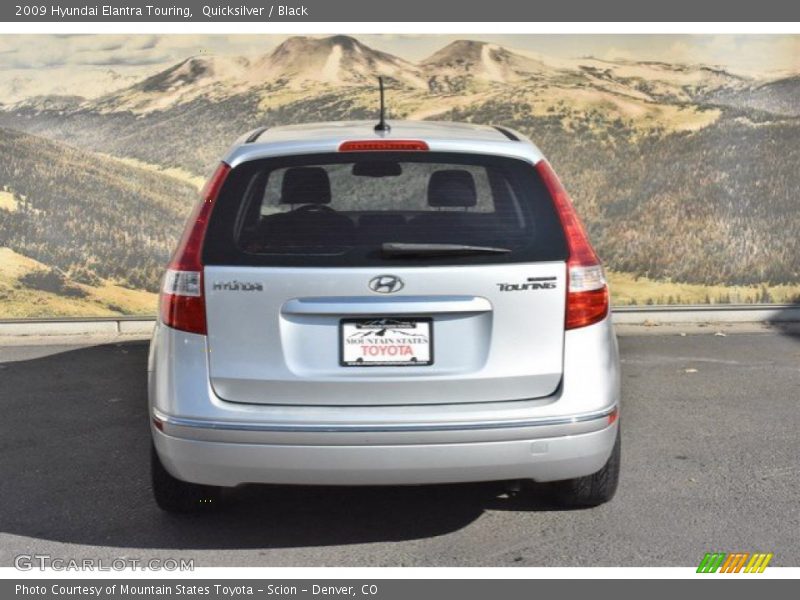 Quicksilver / Black 2009 Hyundai Elantra Touring