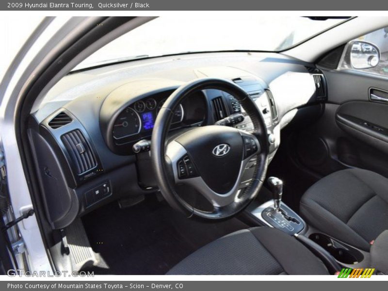 Quicksilver / Black 2009 Hyundai Elantra Touring