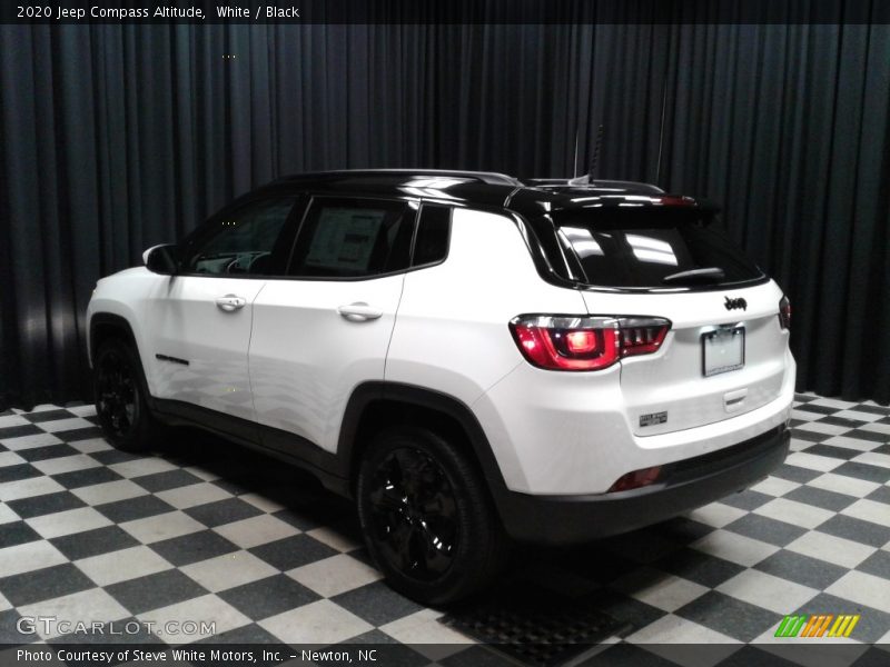 White / Black 2020 Jeep Compass Altitude