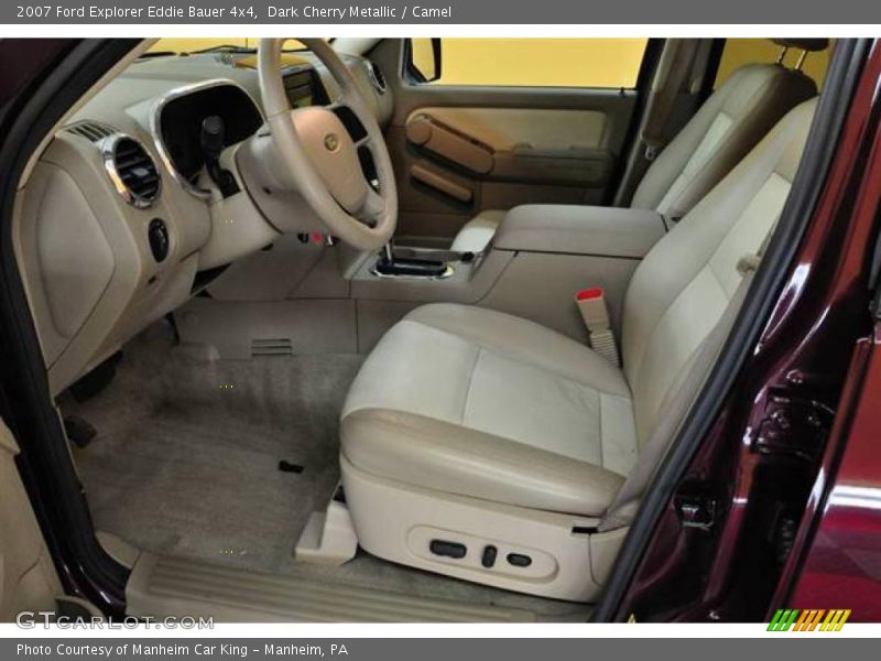 Dark Cherry Metallic / Camel 2007 Ford Explorer Eddie Bauer 4x4