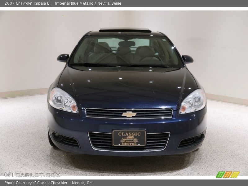 Imperial Blue Metallic / Neutral Beige 2007 Chevrolet Impala LT