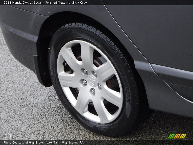 Polished Metal Metallic / Gray 2011 Honda Civic LX Sedan