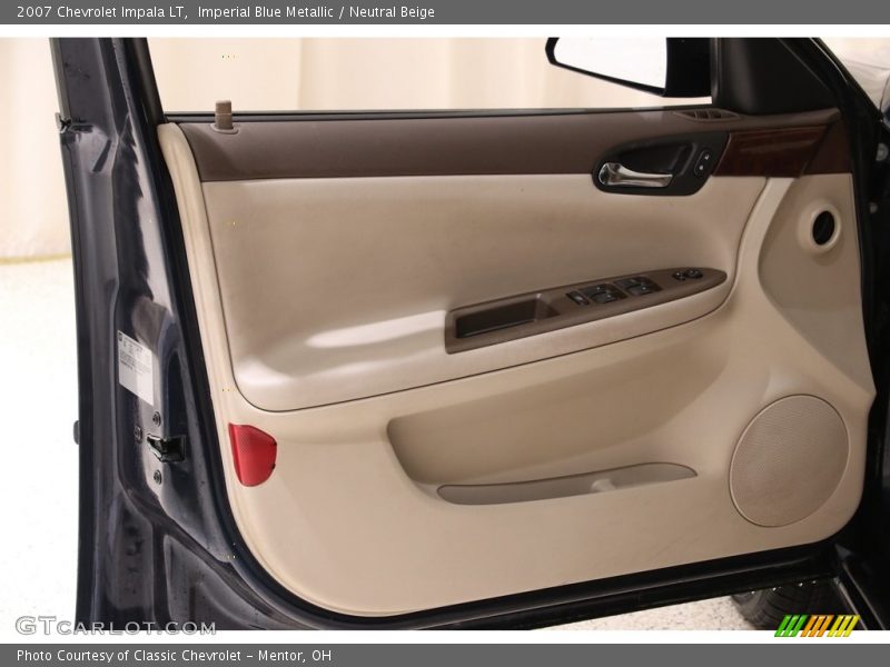 Imperial Blue Metallic / Neutral Beige 2007 Chevrolet Impala LT