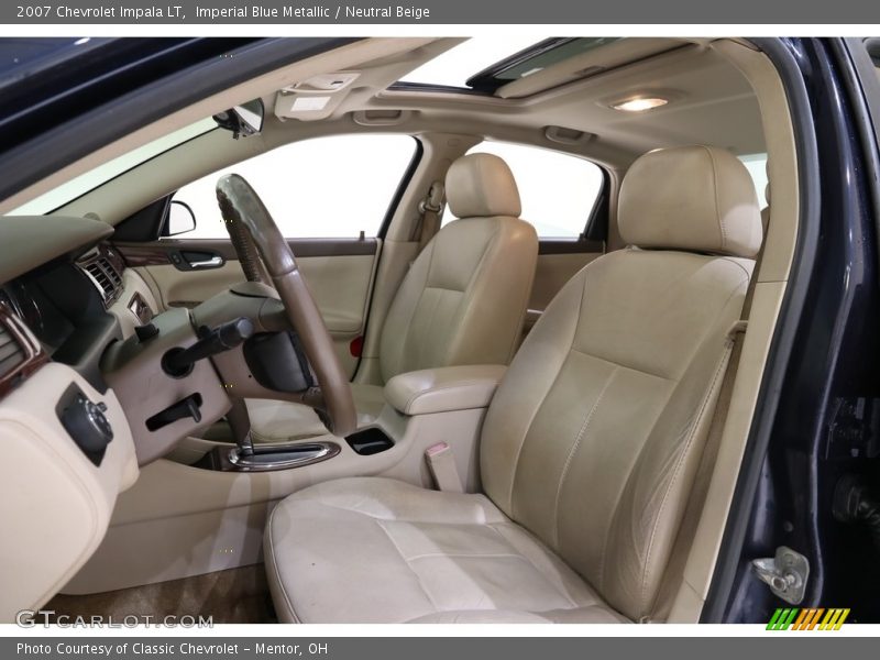 Imperial Blue Metallic / Neutral Beige 2007 Chevrolet Impala LT