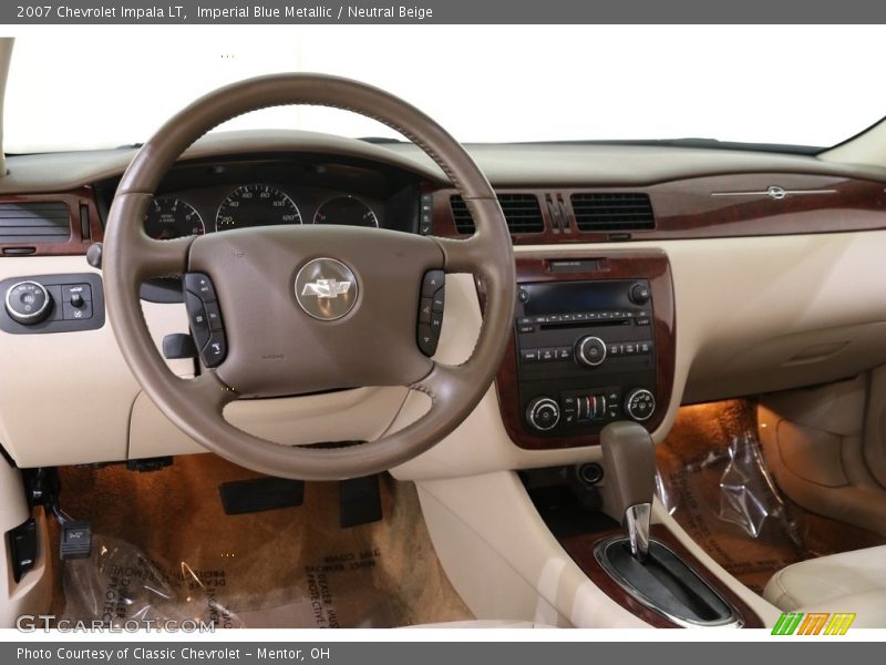 Imperial Blue Metallic / Neutral Beige 2007 Chevrolet Impala LT