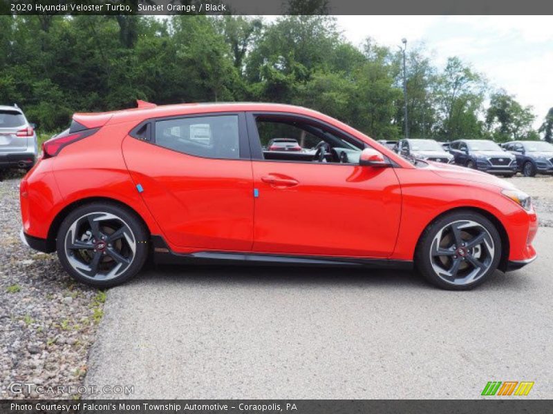  2020 Veloster Turbo Sunset Orange