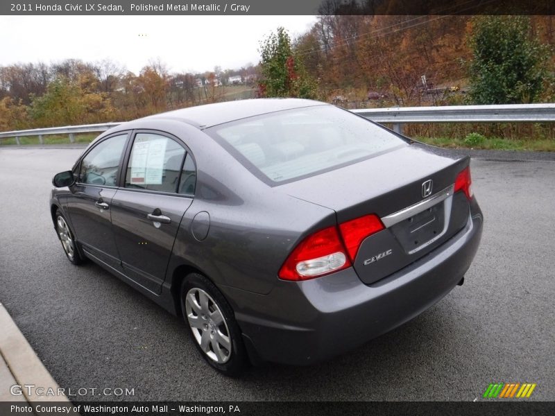 Polished Metal Metallic / Gray 2011 Honda Civic LX Sedan
