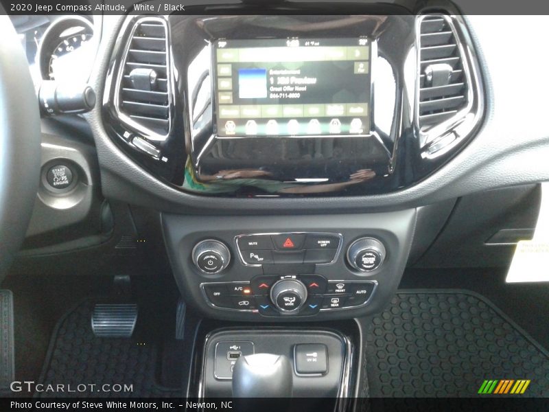 White / Black 2020 Jeep Compass Altitude