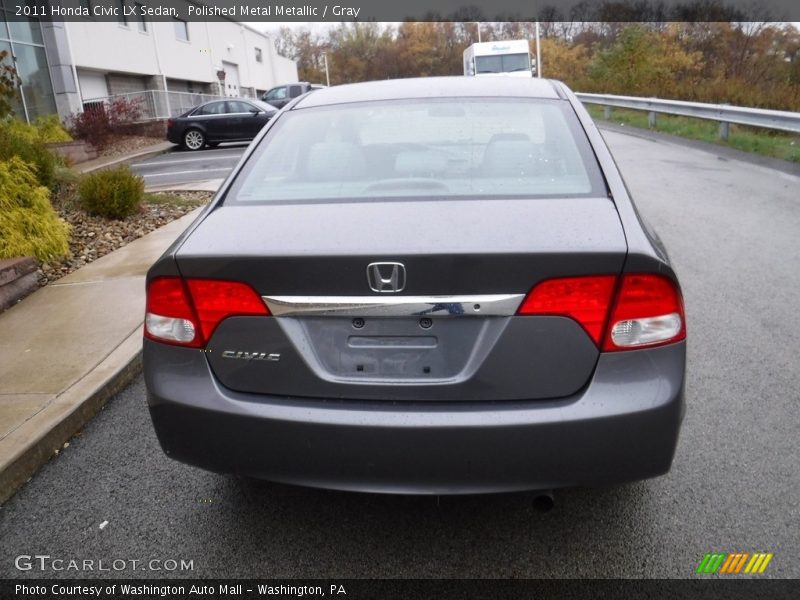 Polished Metal Metallic / Gray 2011 Honda Civic LX Sedan