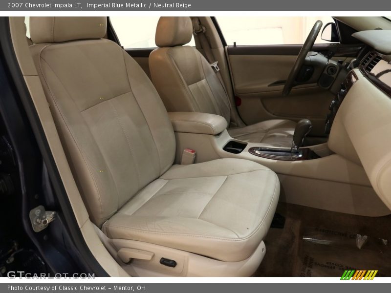 Imperial Blue Metallic / Neutral Beige 2007 Chevrolet Impala LT