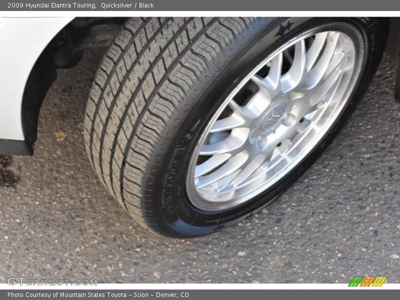 Quicksilver / Black 2009 Hyundai Elantra Touring