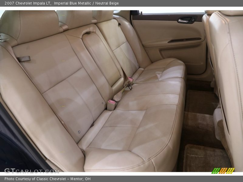 Imperial Blue Metallic / Neutral Beige 2007 Chevrolet Impala LT