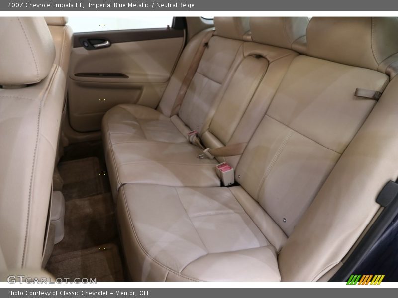 Imperial Blue Metallic / Neutral Beige 2007 Chevrolet Impala LT