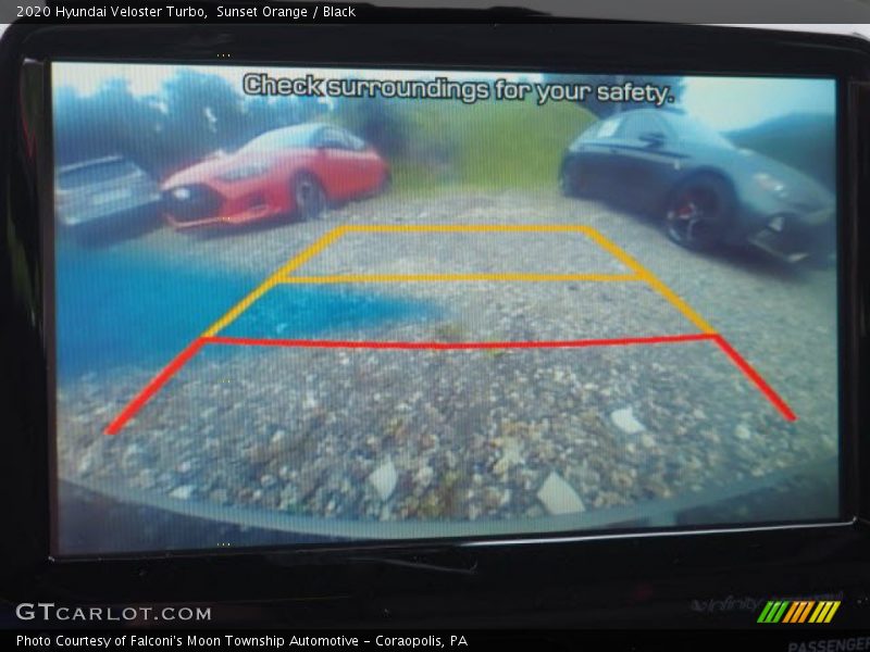 Sunset Orange / Black 2020 Hyundai Veloster Turbo