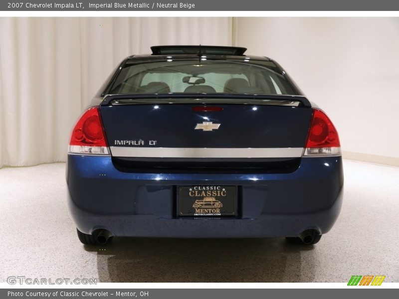 Imperial Blue Metallic / Neutral Beige 2007 Chevrolet Impala LT