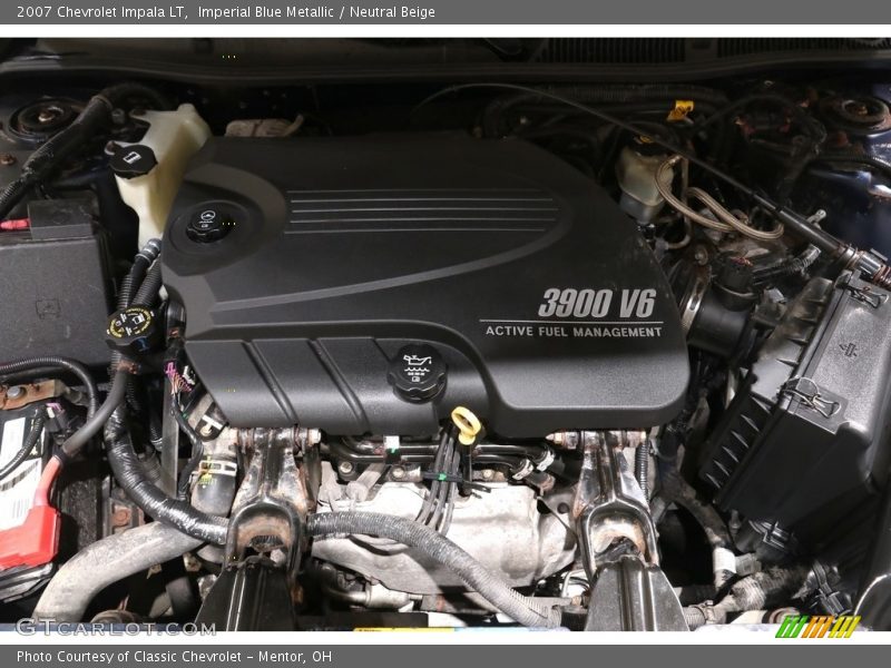 Imperial Blue Metallic / Neutral Beige 2007 Chevrolet Impala LT
