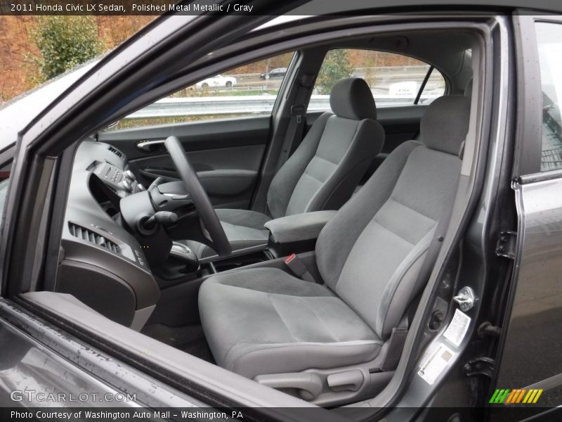 Polished Metal Metallic / Gray 2011 Honda Civic LX Sedan