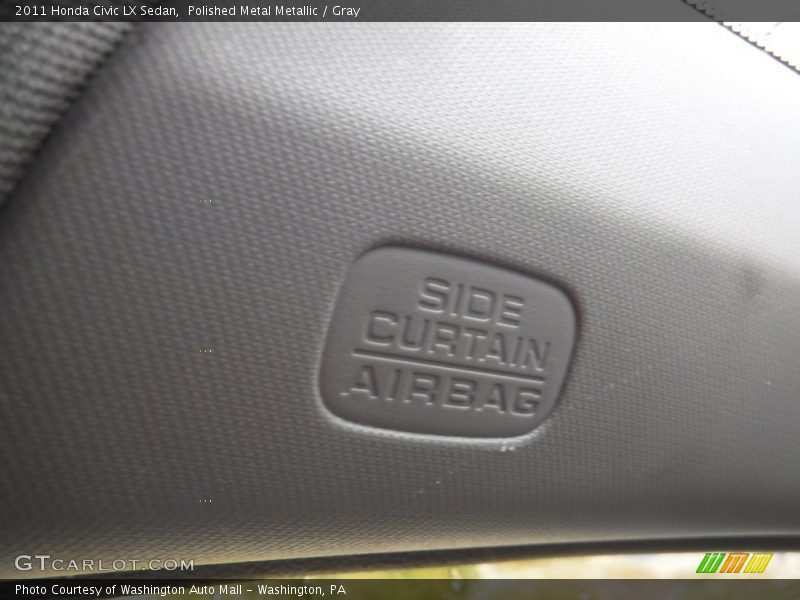 Polished Metal Metallic / Gray 2011 Honda Civic LX Sedan