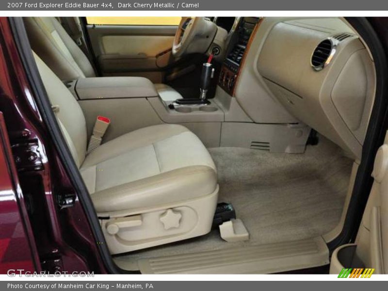 Dark Cherry Metallic / Camel 2007 Ford Explorer Eddie Bauer 4x4