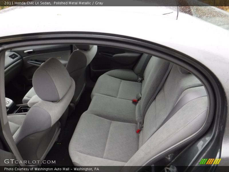 Polished Metal Metallic / Gray 2011 Honda Civic LX Sedan