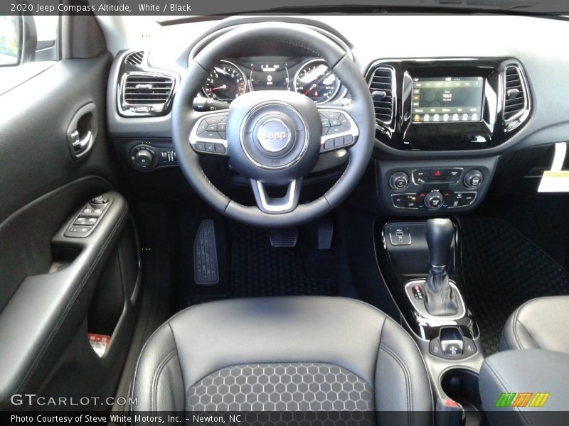 White / Black 2020 Jeep Compass Altitude