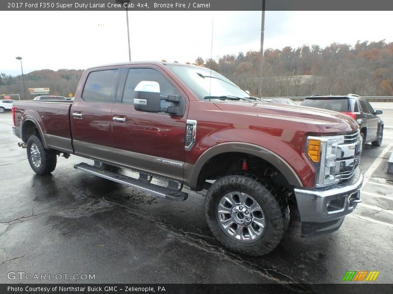 Bronze Fire / Camel 2017 Ford F350 Super Duty Lariat Crew Cab 4x4