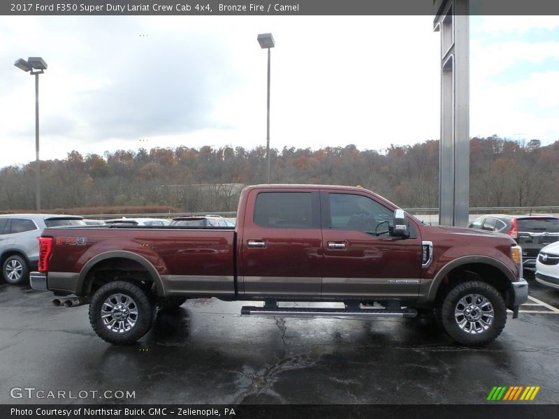 Bronze Fire / Camel 2017 Ford F350 Super Duty Lariat Crew Cab 4x4
