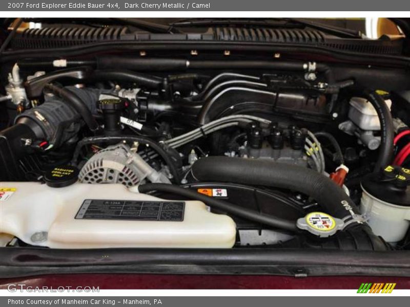 Dark Cherry Metallic / Camel 2007 Ford Explorer Eddie Bauer 4x4