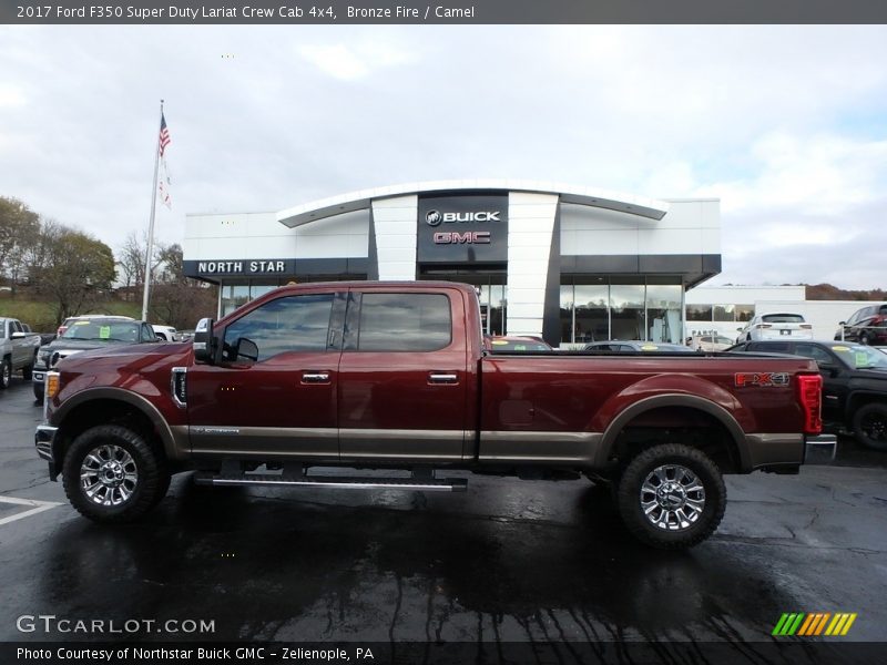 Bronze Fire / Camel 2017 Ford F350 Super Duty Lariat Crew Cab 4x4
