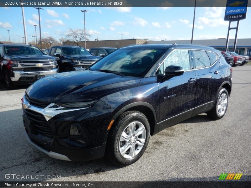Midnight Blue Metallic / Jet Black 2020 Chevrolet Blazer LT AWD