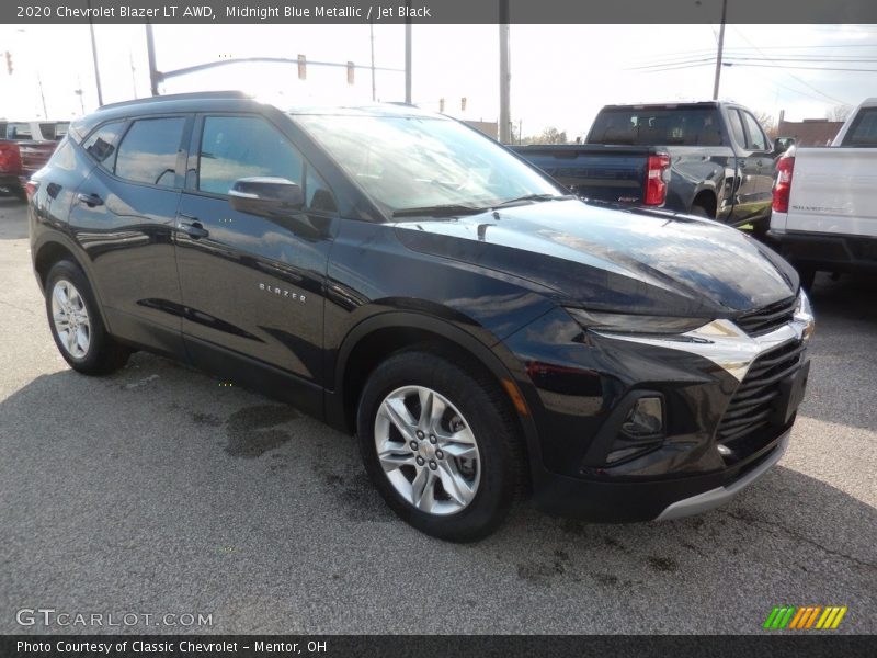 Midnight Blue Metallic / Jet Black 2020 Chevrolet Blazer LT AWD