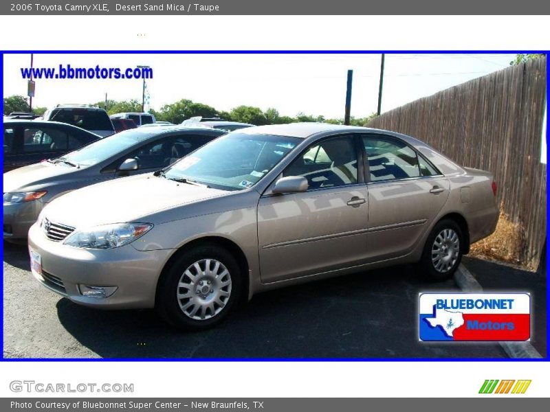 Desert Sand Mica / Taupe 2006 Toyota Camry XLE