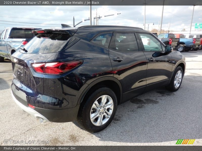 Midnight Blue Metallic / Jet Black 2020 Chevrolet Blazer LT AWD