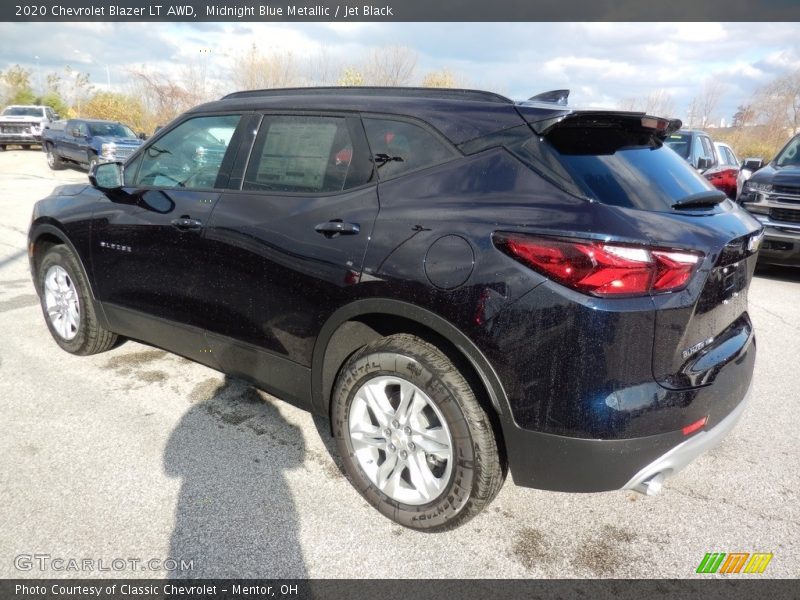 Midnight Blue Metallic / Jet Black 2020 Chevrolet Blazer LT AWD